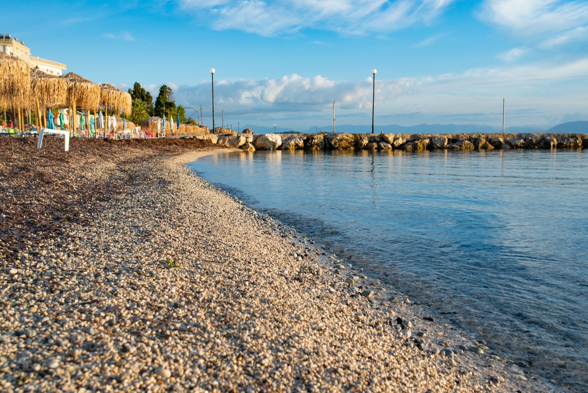 Amazing bay on Corfu island, Greece