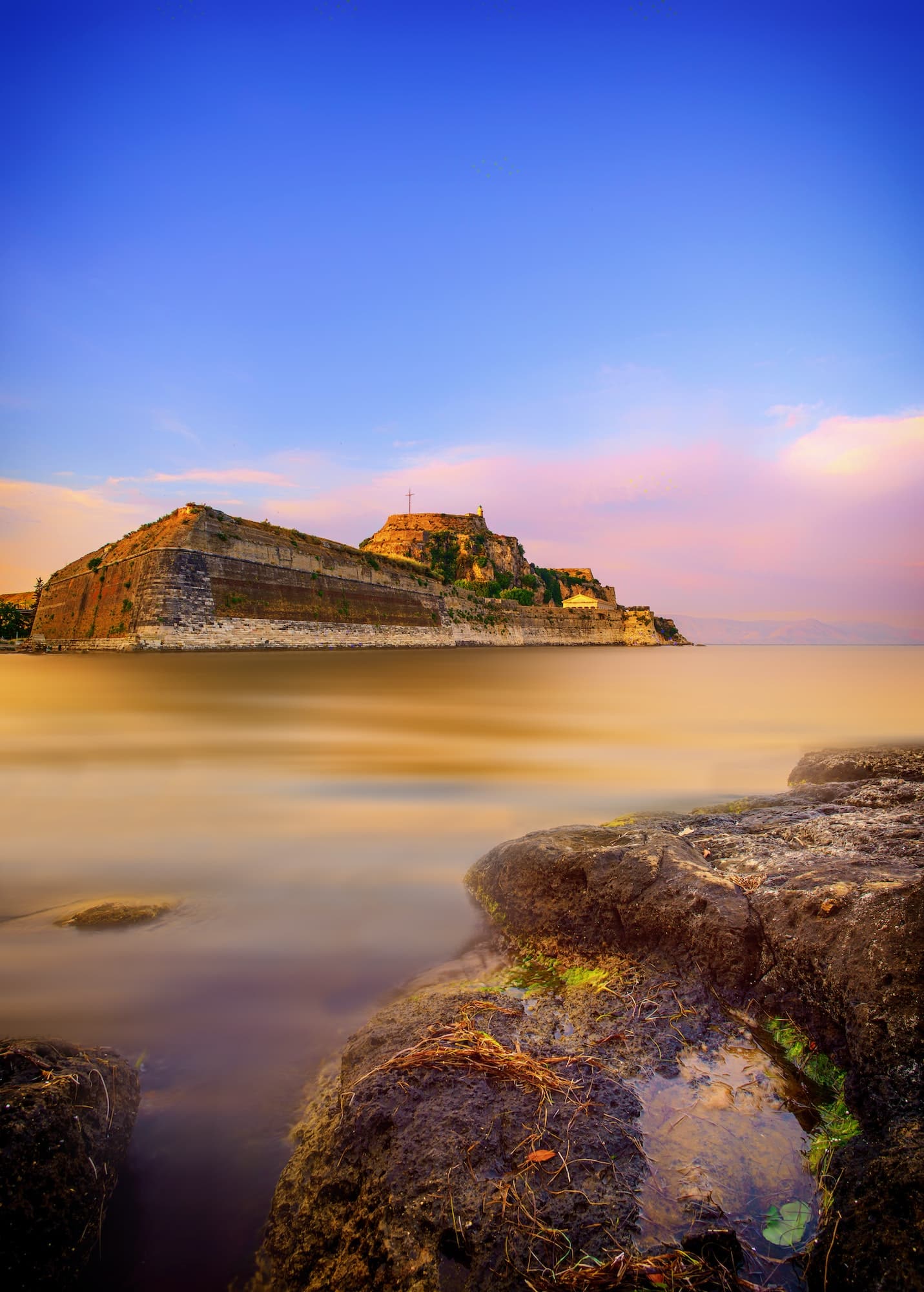 The old castle of Corfu island
