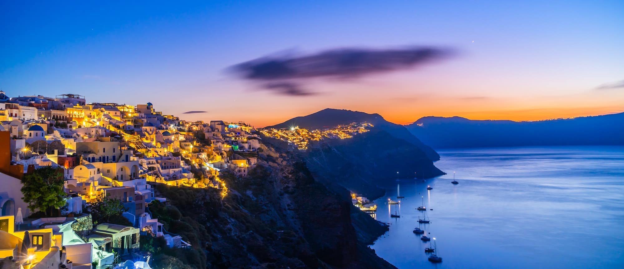 Sunrise in Oia Santorini