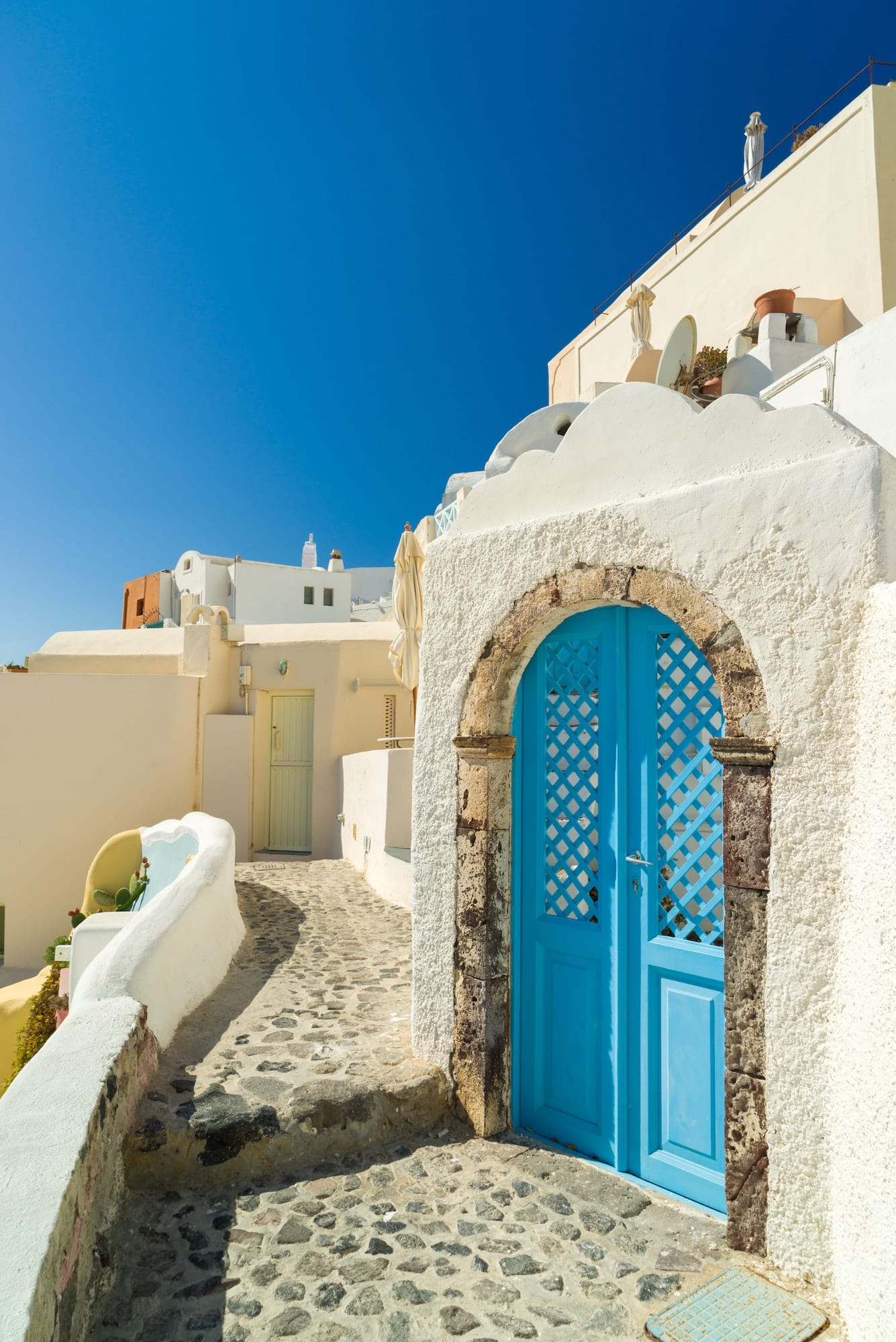 Door of Santorini island