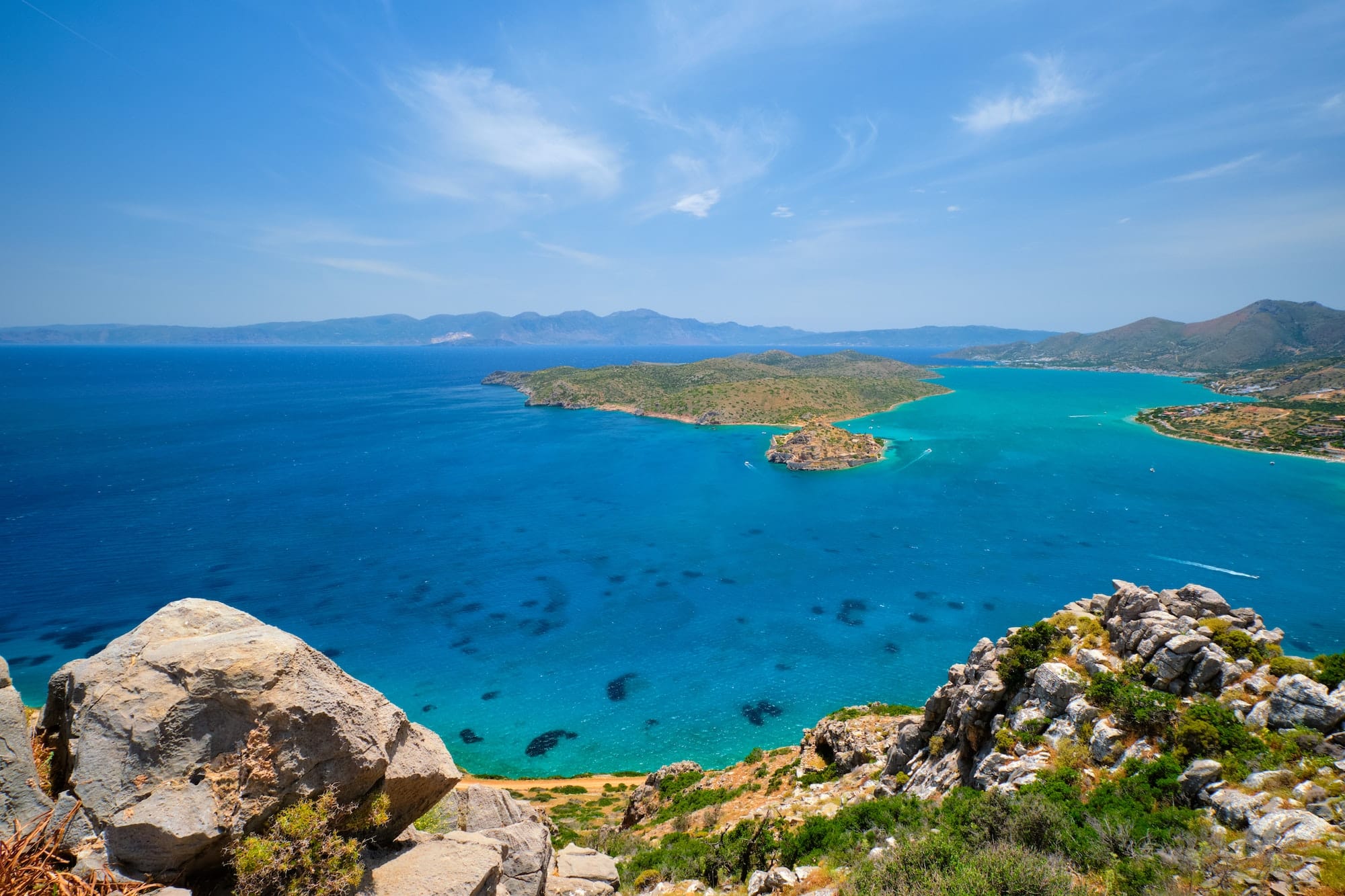 Island of Spinalonga, Crete, Greece