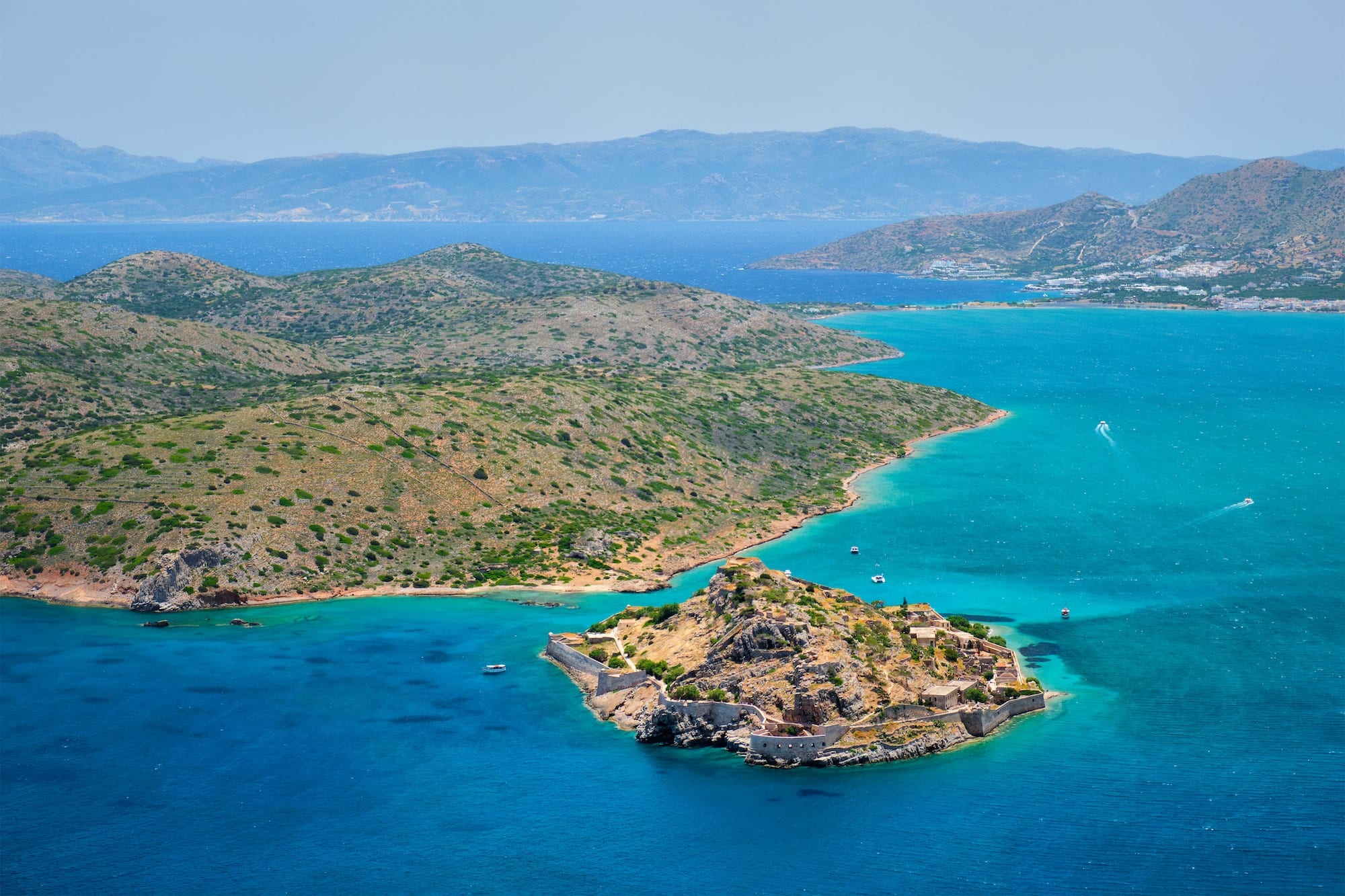 Island of Spinalonga, Crete, Greece