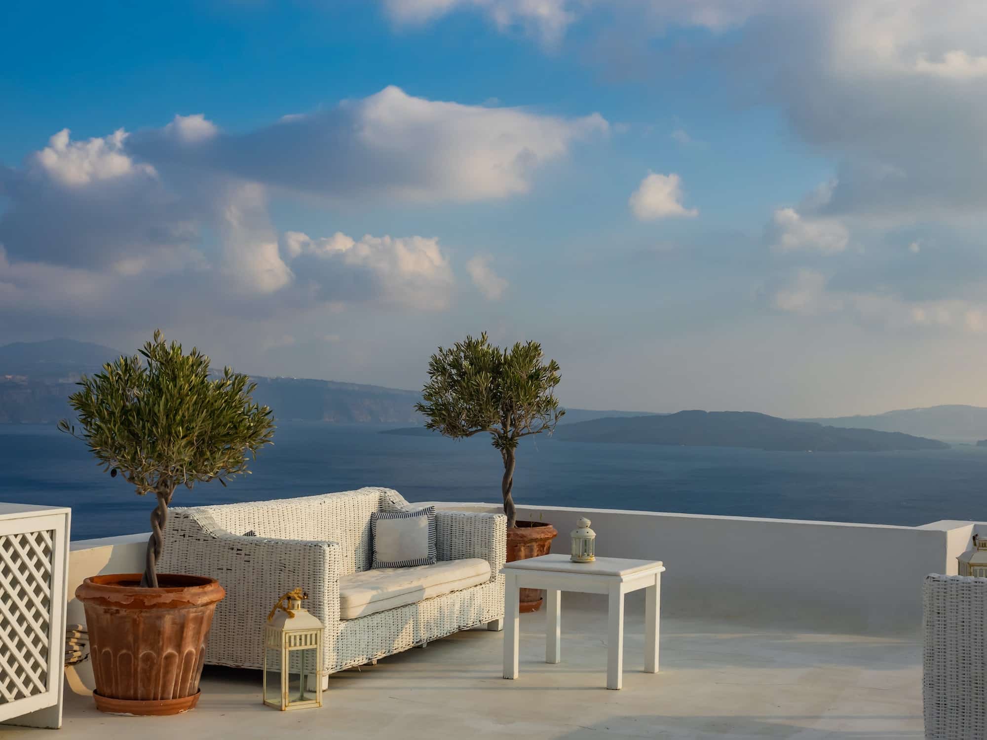 Oia in Santorini island