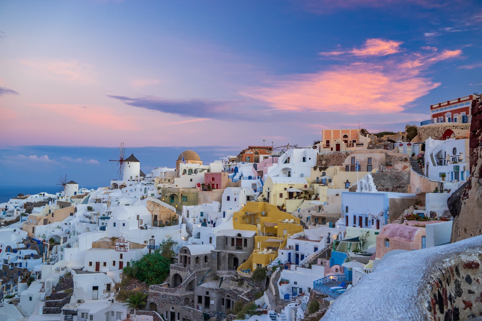 Sunrise in Oia Santorini
