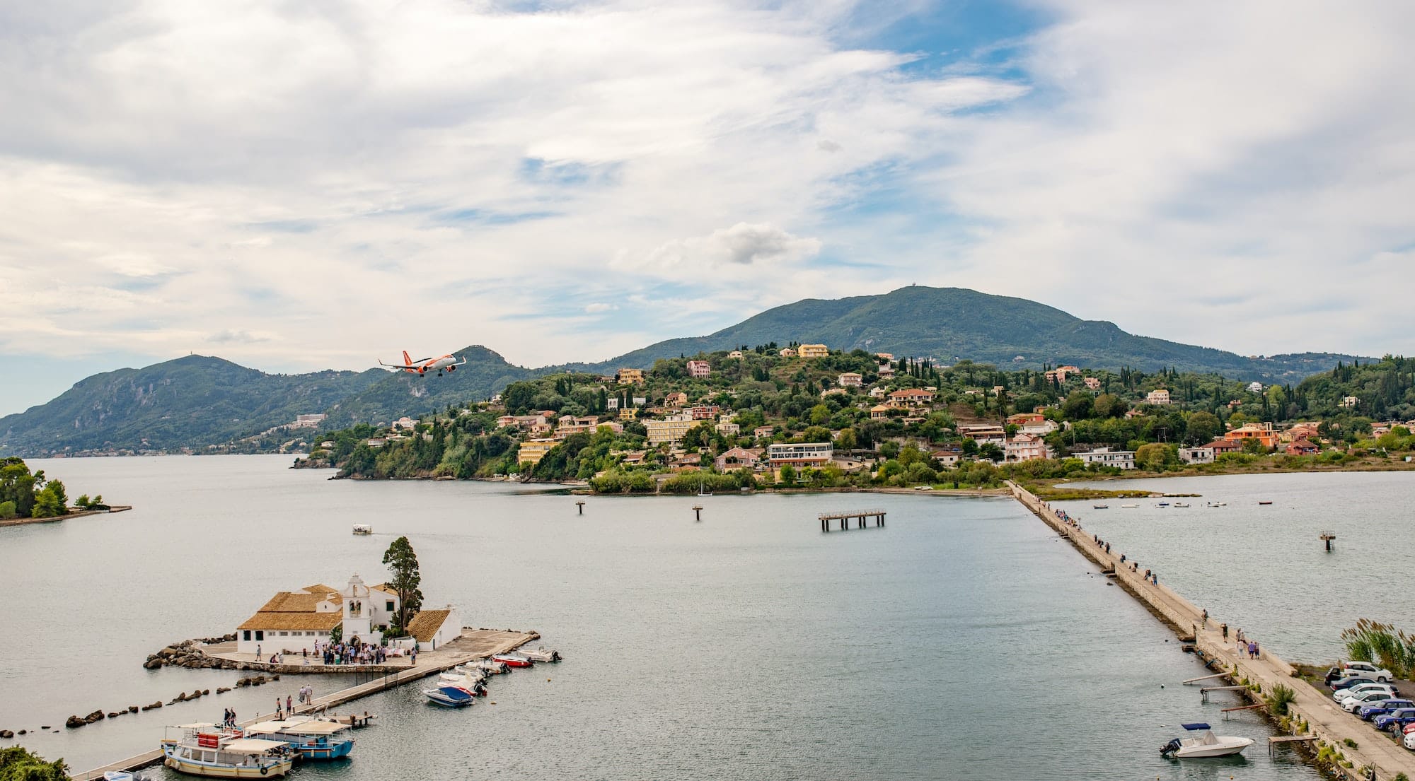 Vlacherna monastery on Corfu island