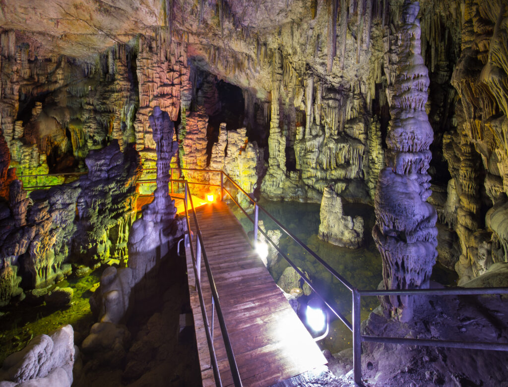 Dikteo Andro Cave also known as birth place of Zeus in Crete, Greece.