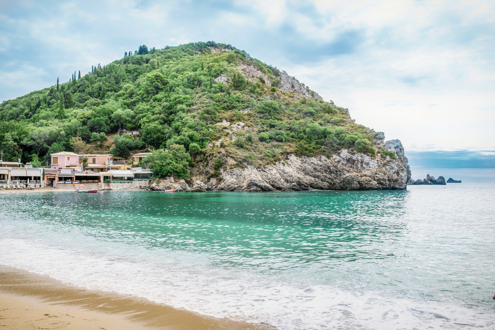 Amazing landscape on Corfu island