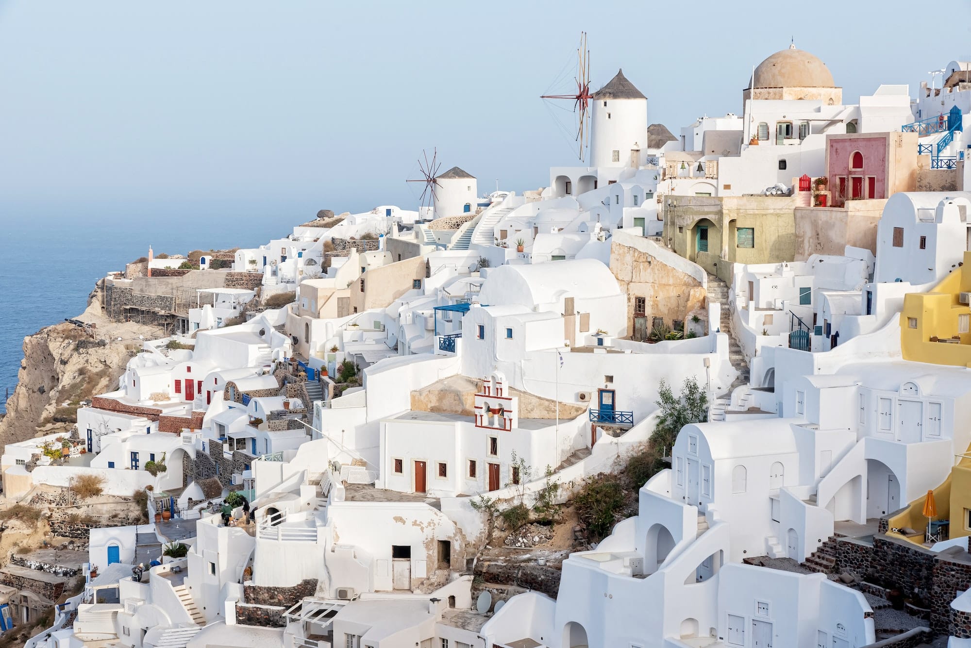 Oia Village On Santorini Island, Greece
