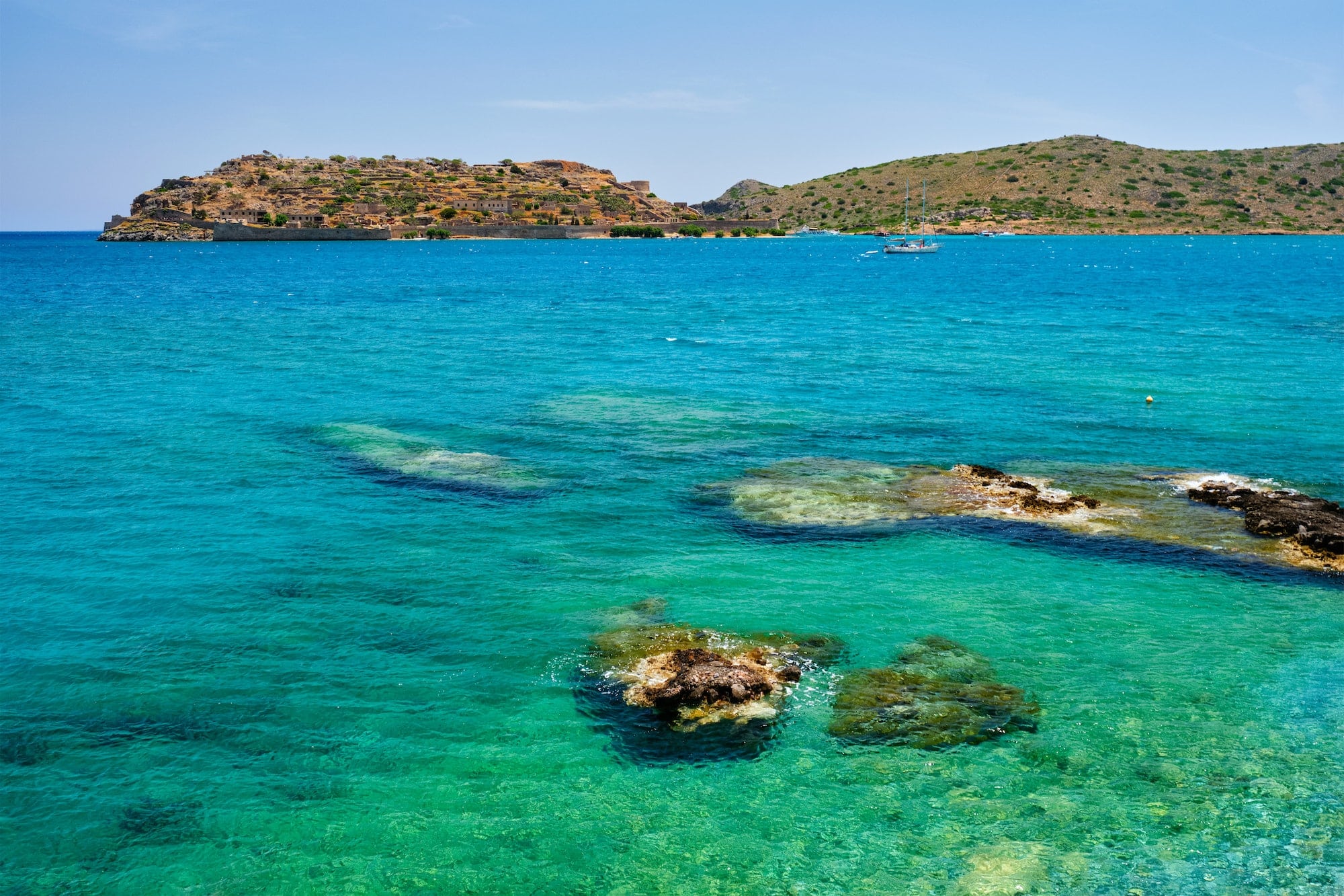 Island of Spinalonga, Crete, Greece