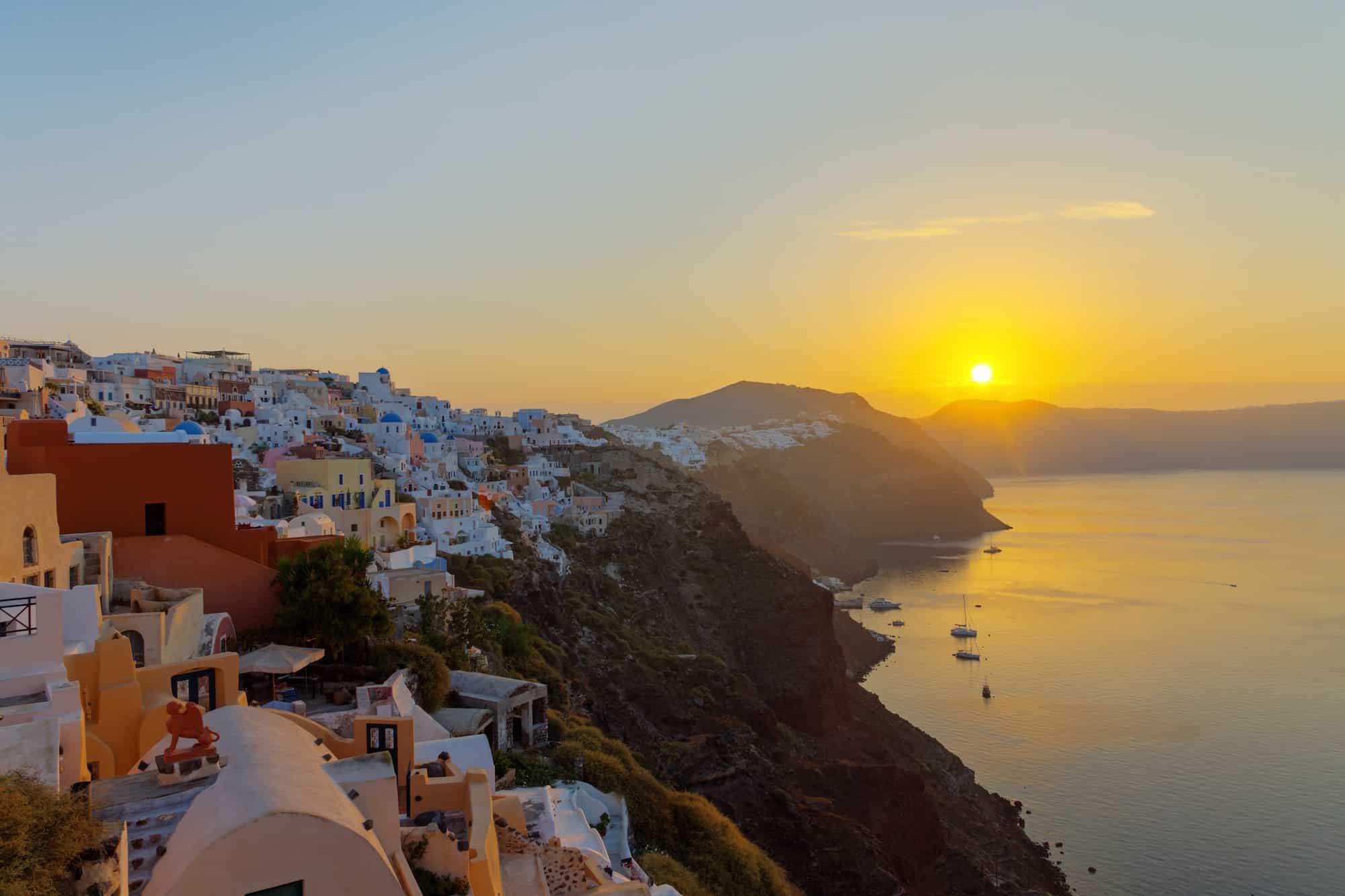 Santorini sunrise