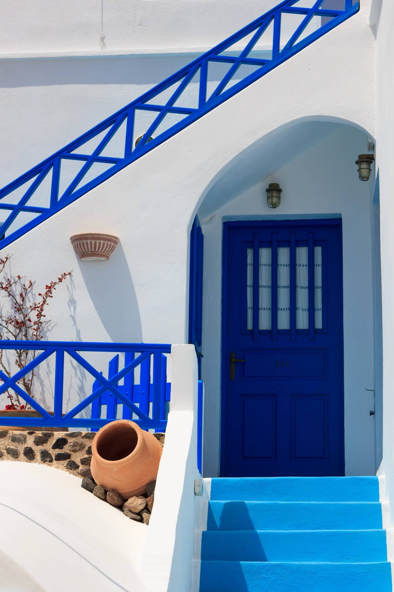 View on Oia in Santorini