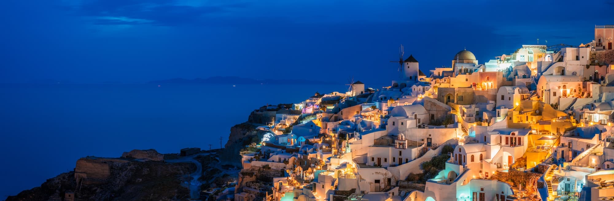 Famous greek tourist destination Oia, Greece