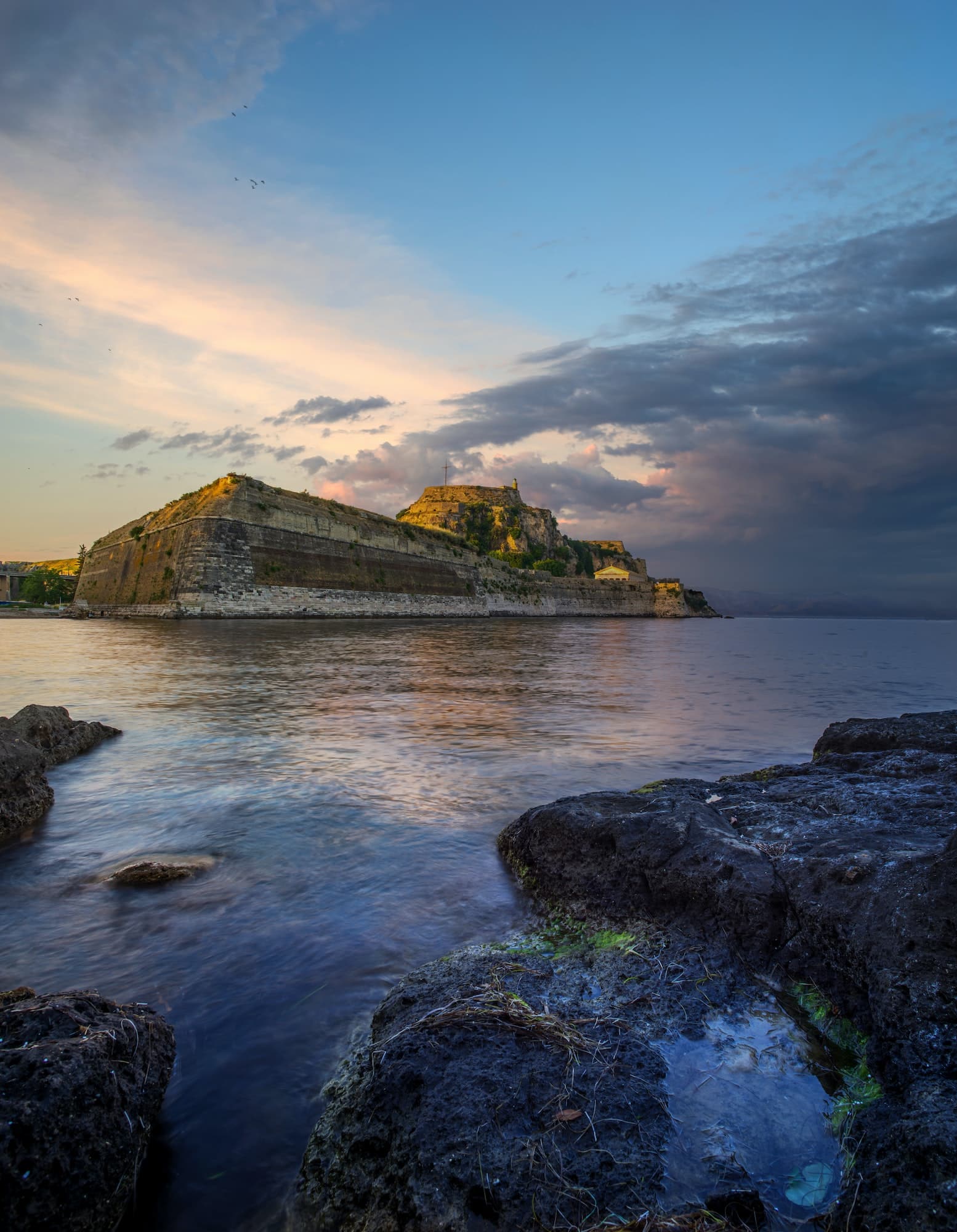 The old fortress of Corfu town