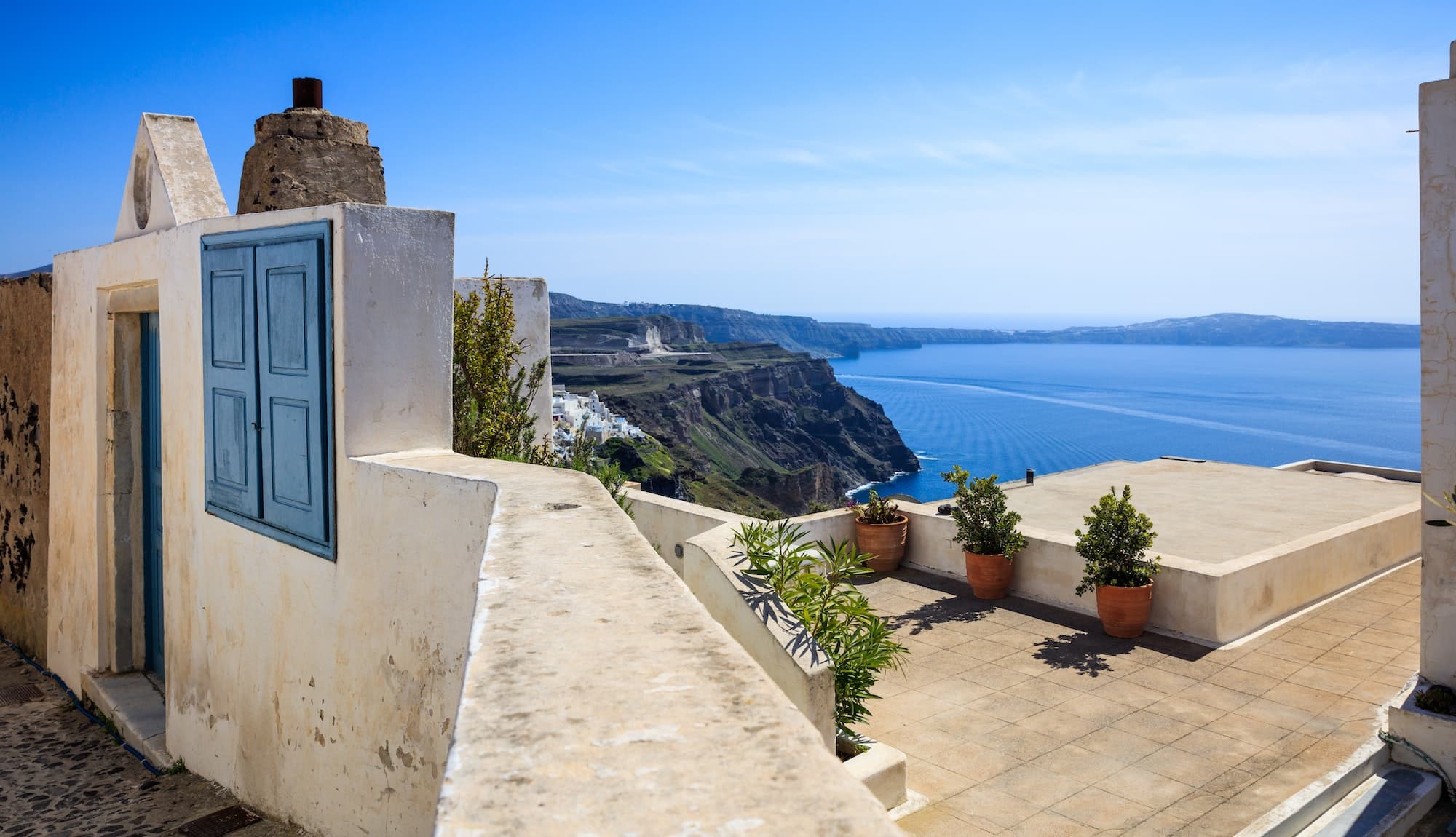 Santorini island, Greece - Caldera view