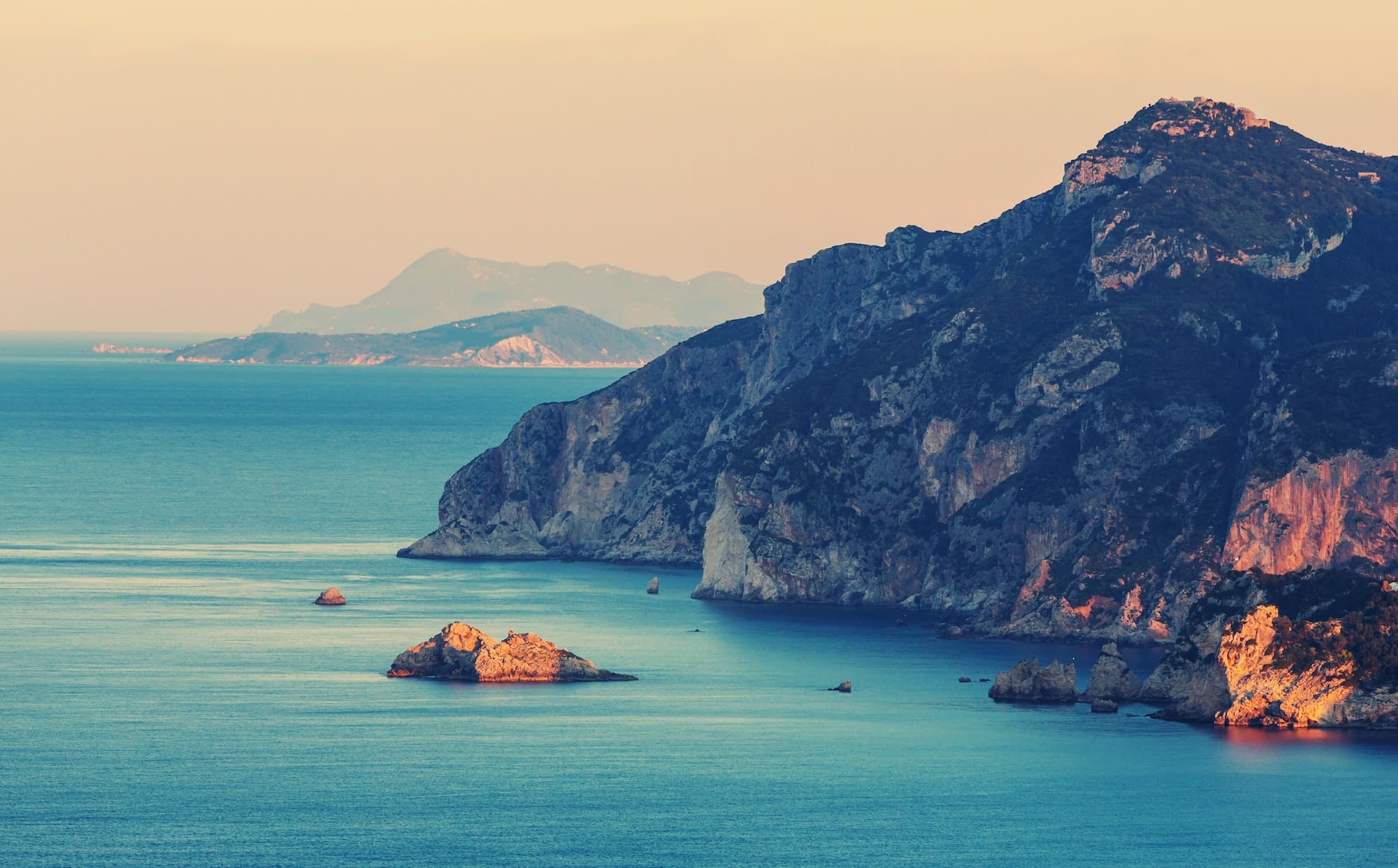 Corfu coast