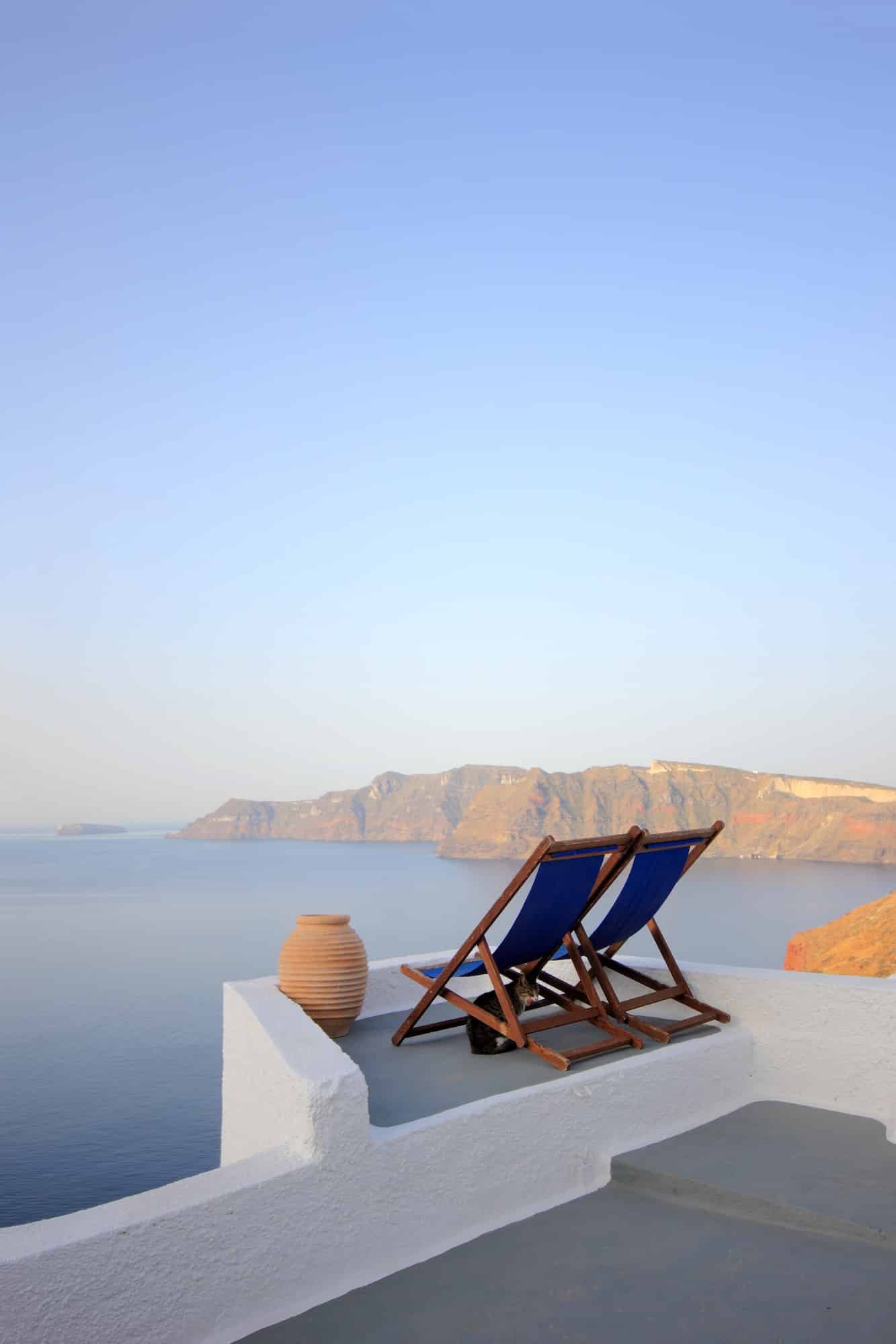 Seascape of Santorini