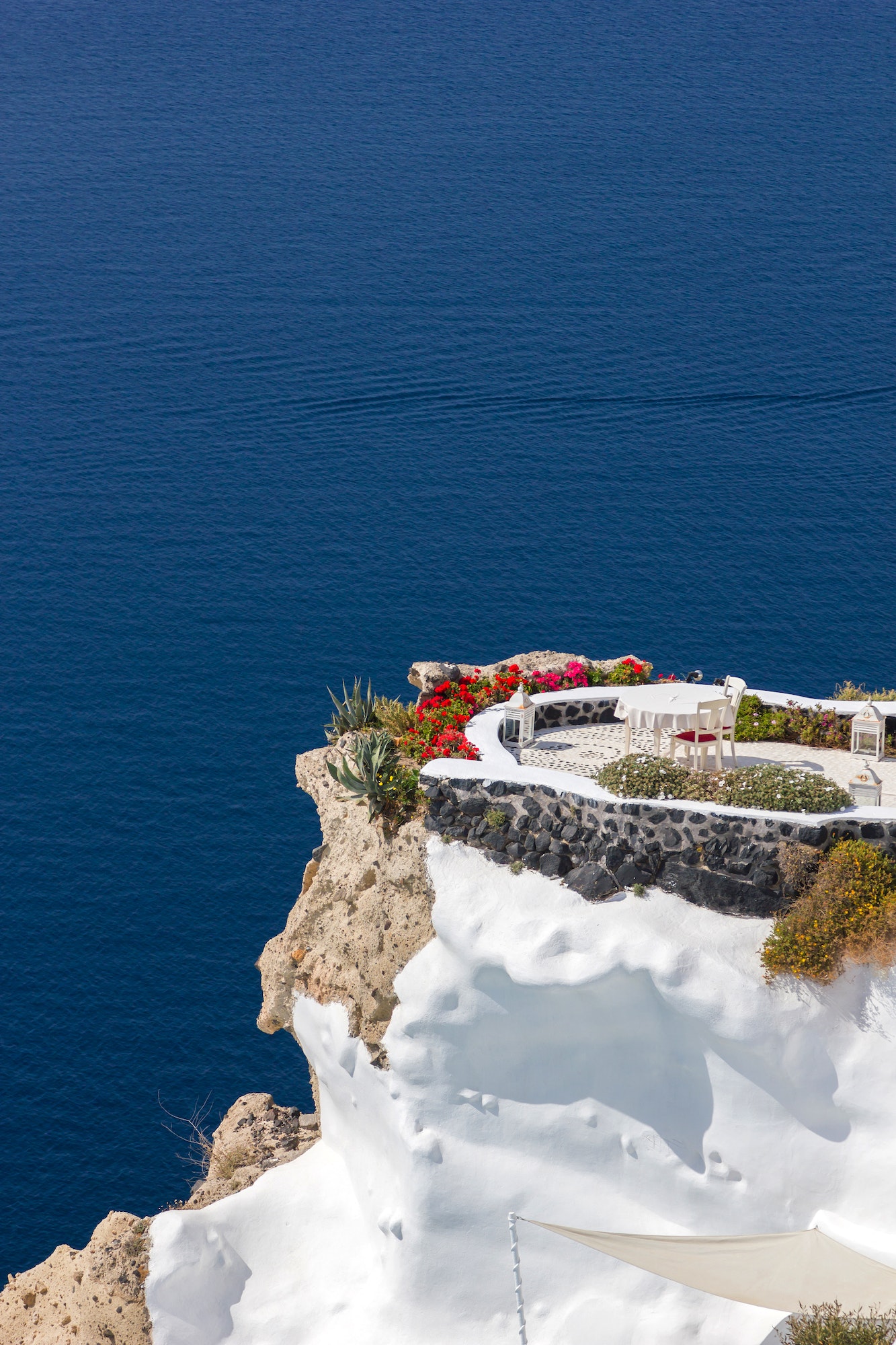 View on Oia in Santorini