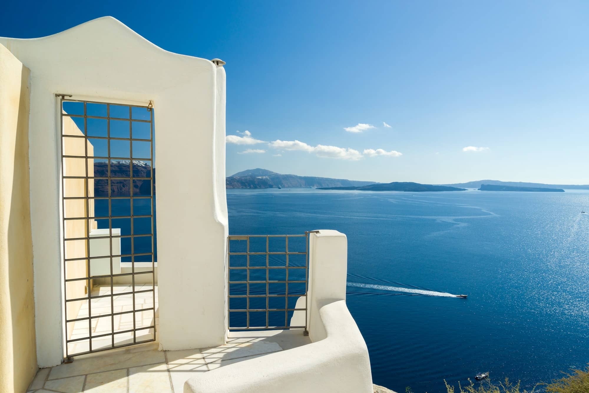 Door of Santorini island