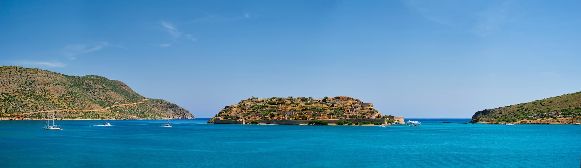 Island of Spinalonga, Crete, Greece