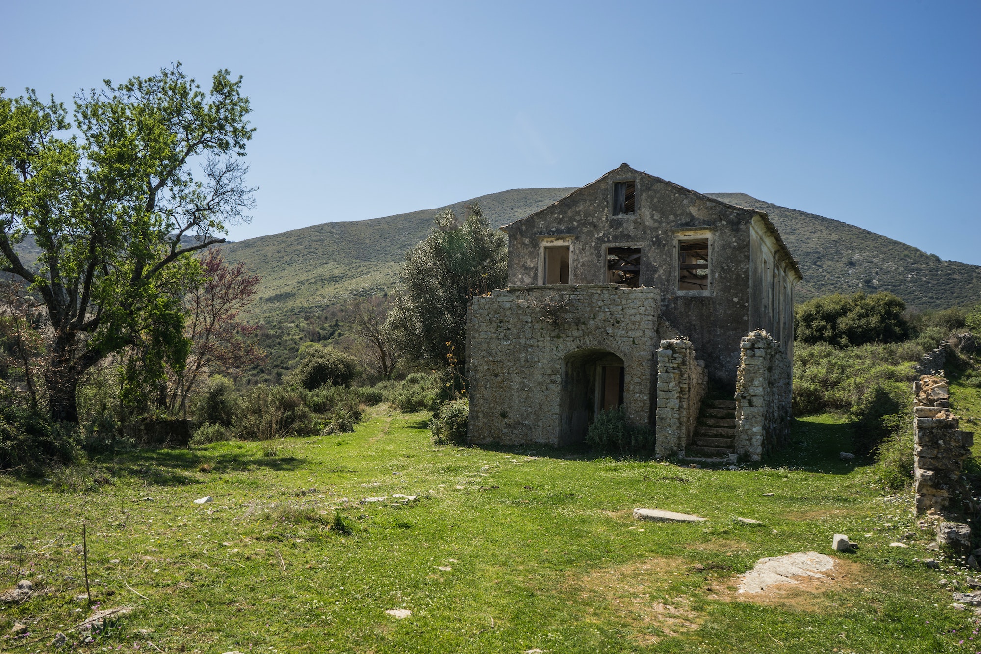 Old Perithia, Corfu's oldest village, Greece