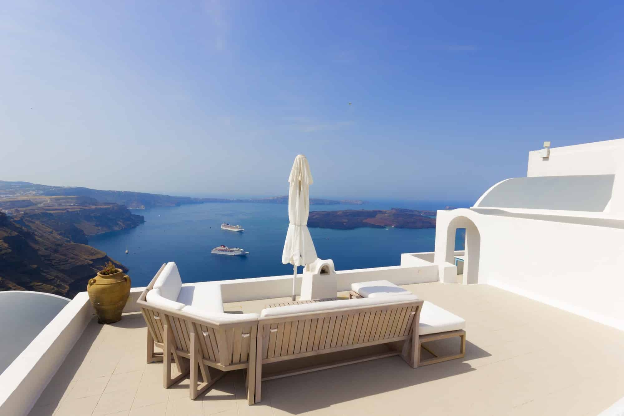 Santorini Greek islad