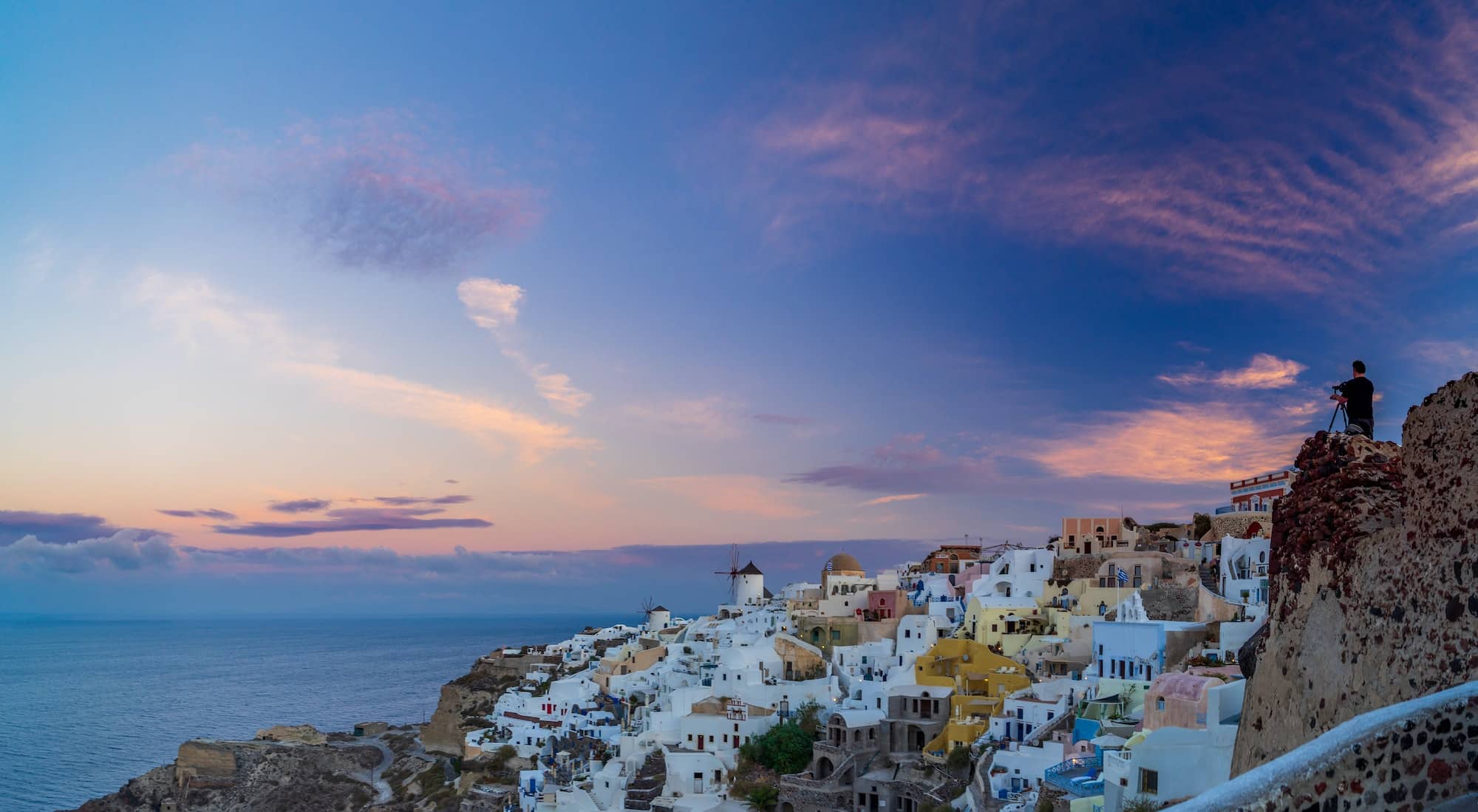 Sunrise in Oia Santorini