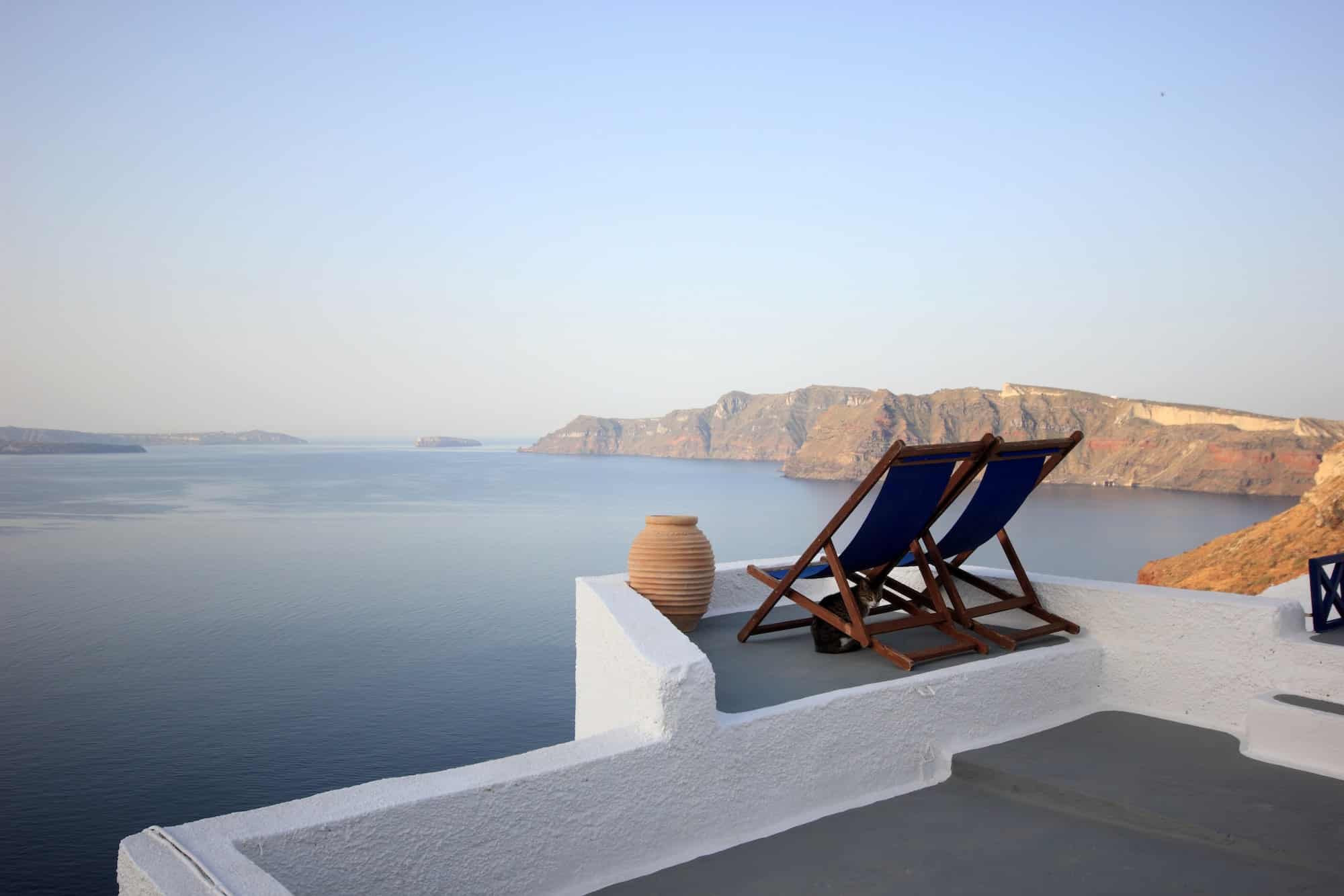 Seascape of Santorini