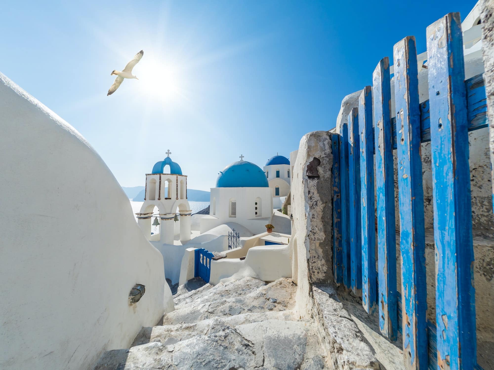 Church of Oia in Santorini island