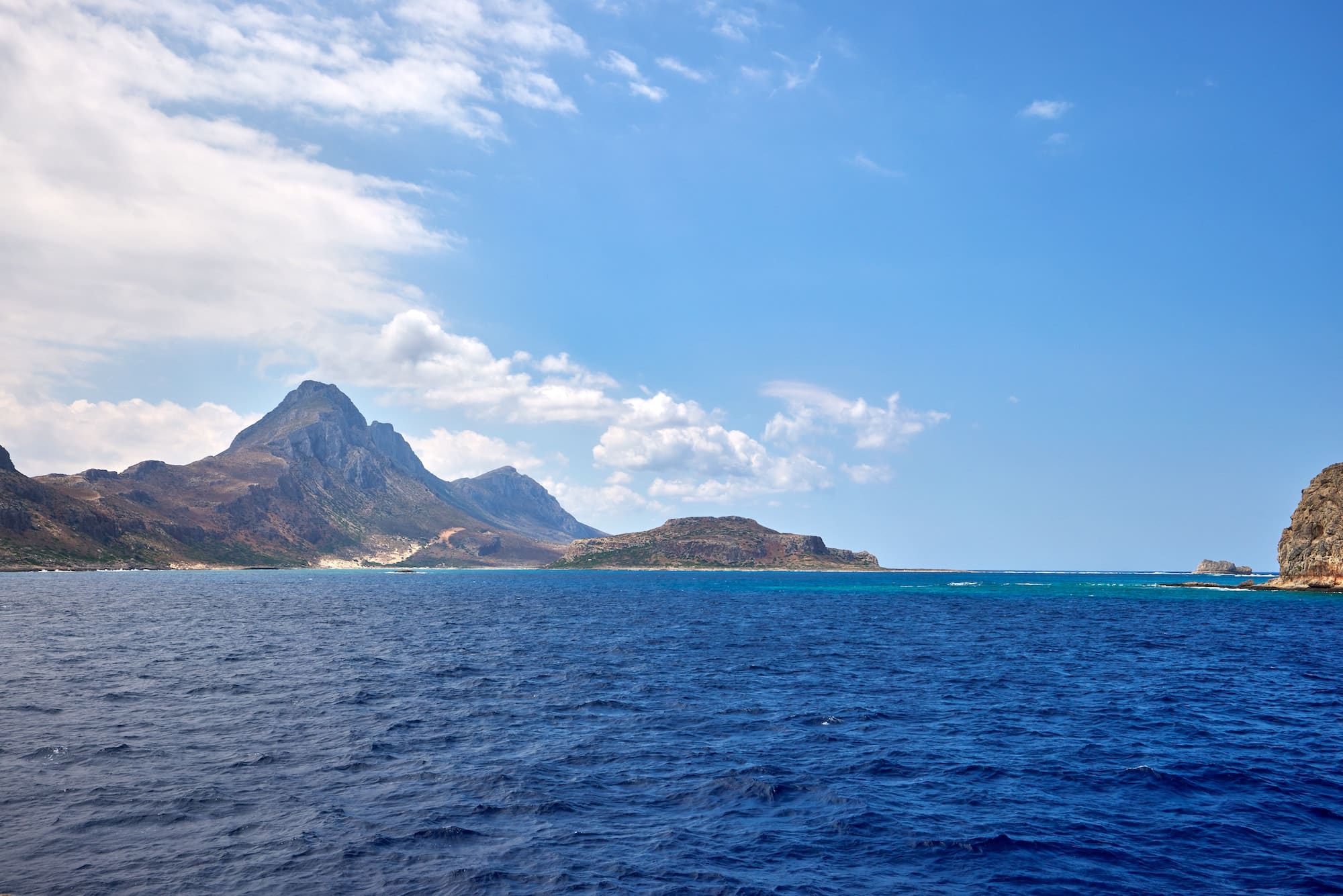 Greece, Crete, Top of Gramvoussa Island