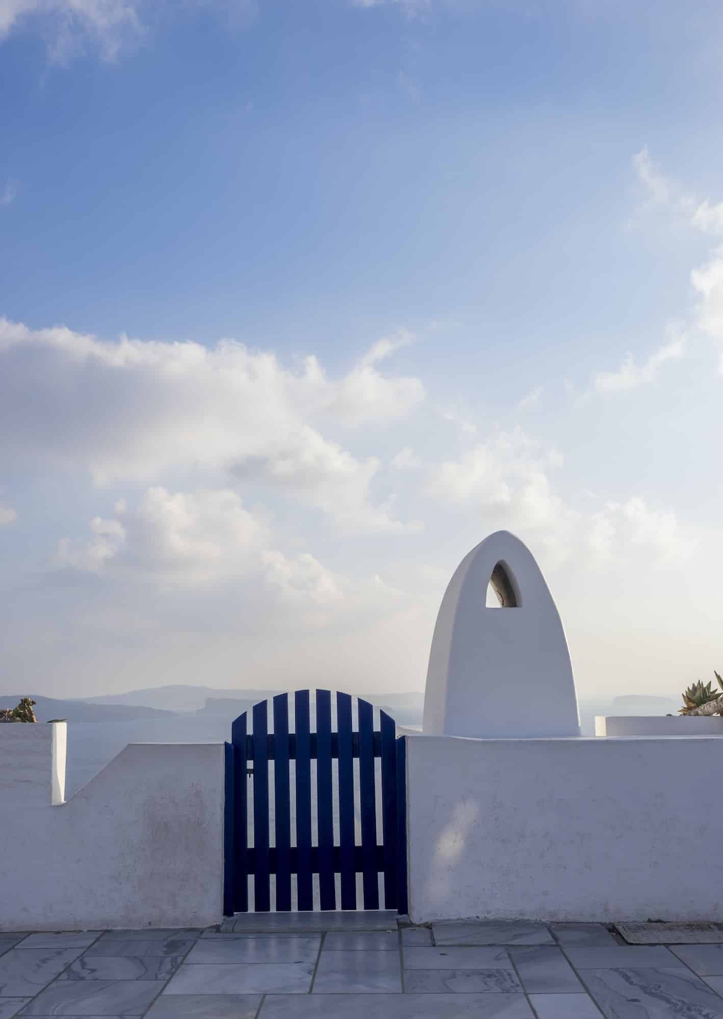 View on Oia in Santorini