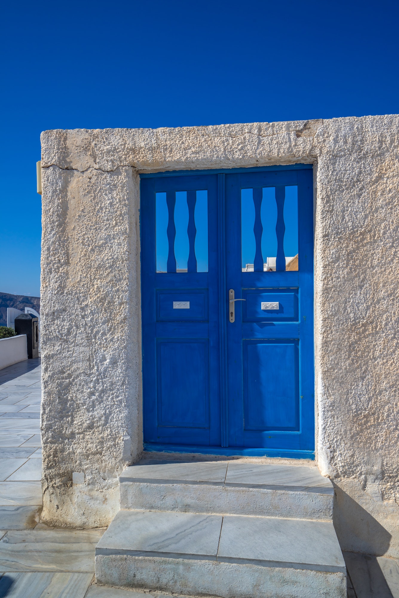 Door of Santorini island