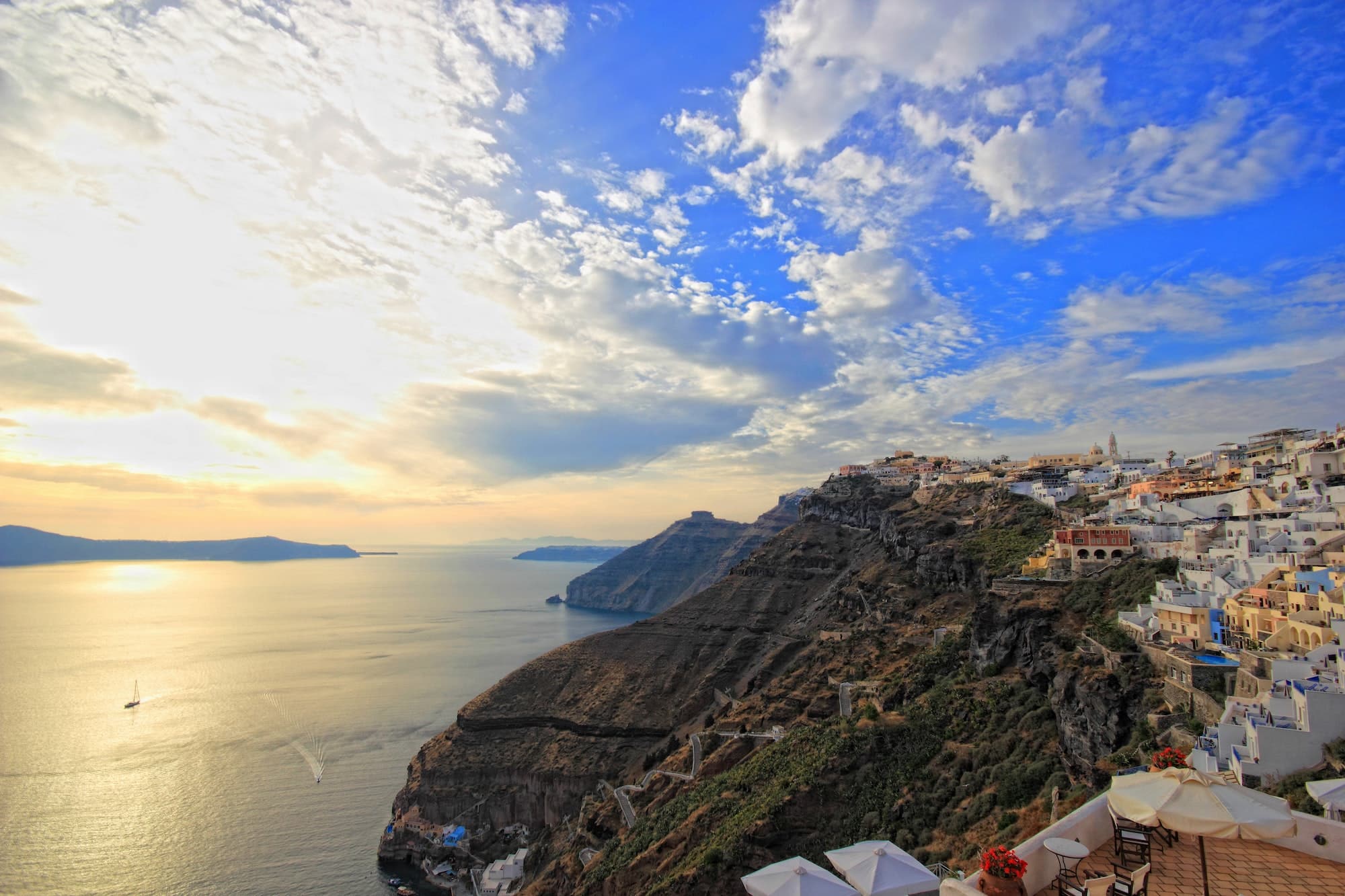 Santorini sunset Greece