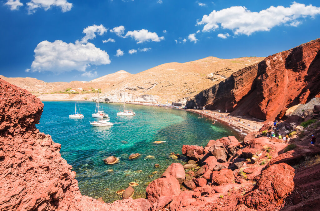 Red beach. Santorini, Cycladic Islands, Greece.