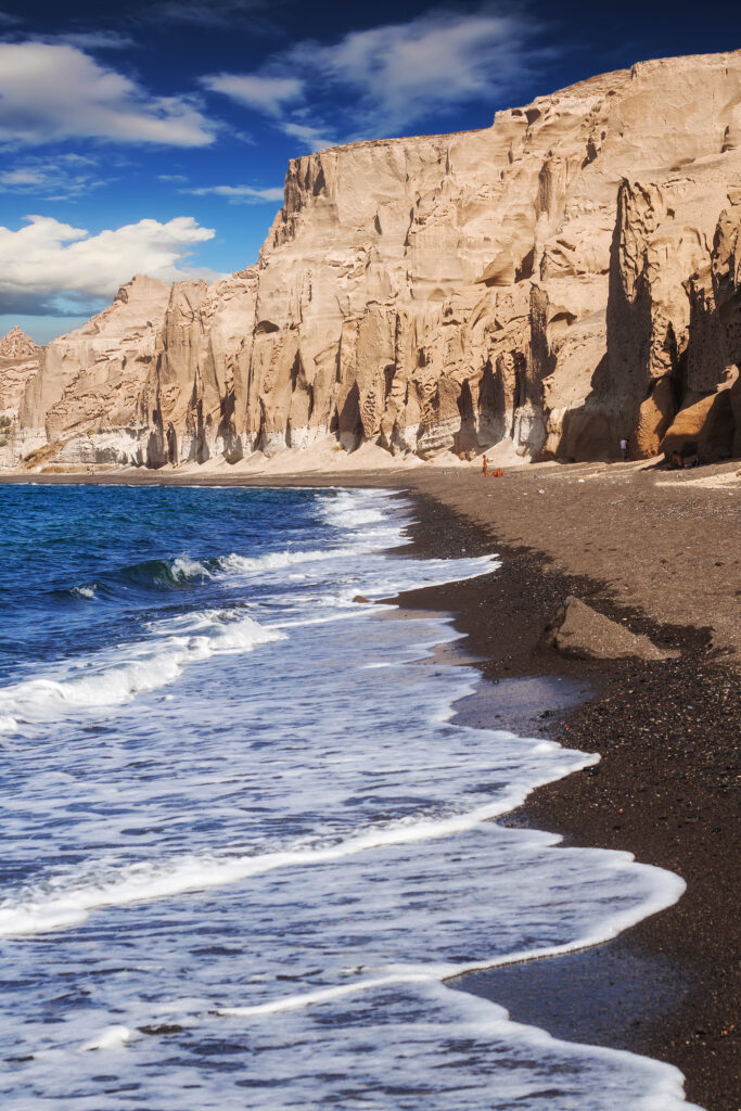 Vlychada beach on Santorini island, Greece