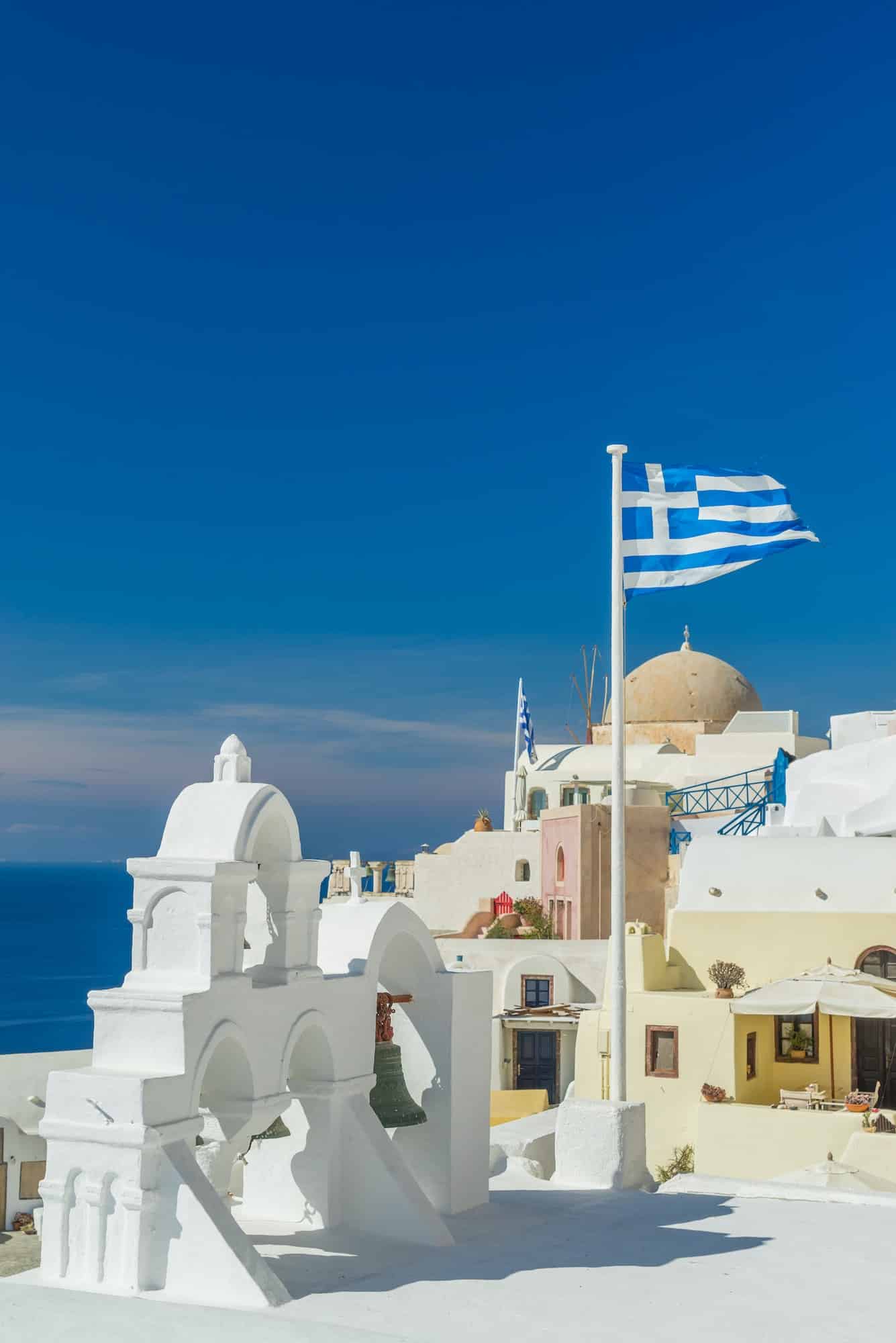 Church of Oia in Santorini island