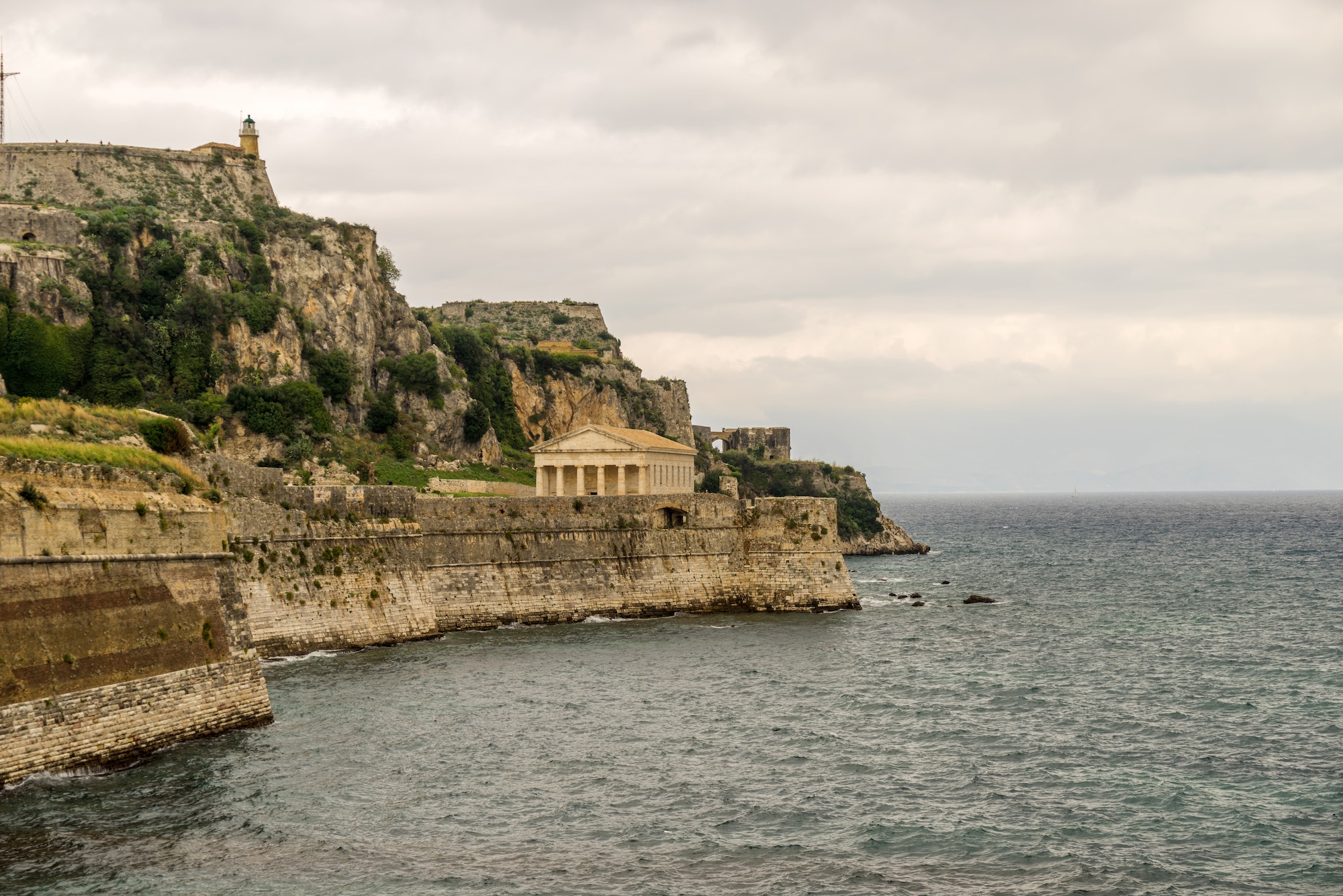 The Old fortress of Corfu island