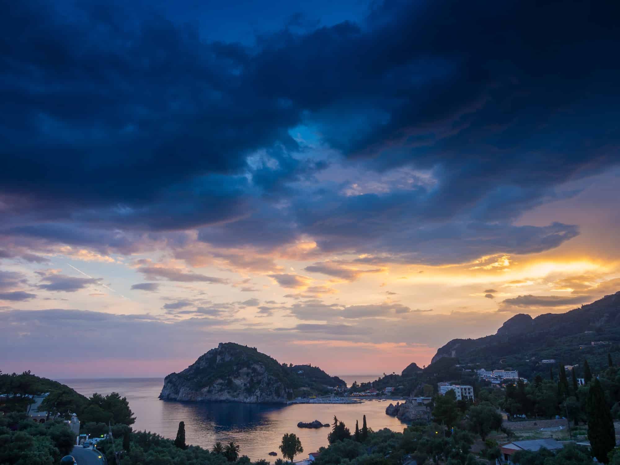 Paleokastritsa bay, Corfu, Greece