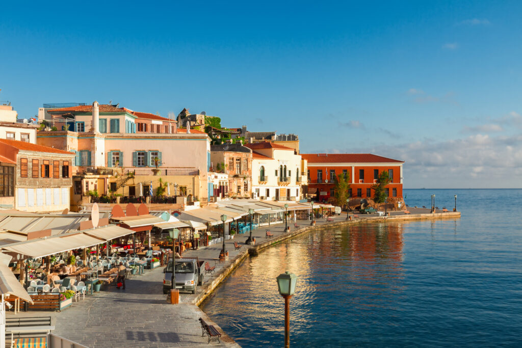 habour of Chania, Crete, Greece