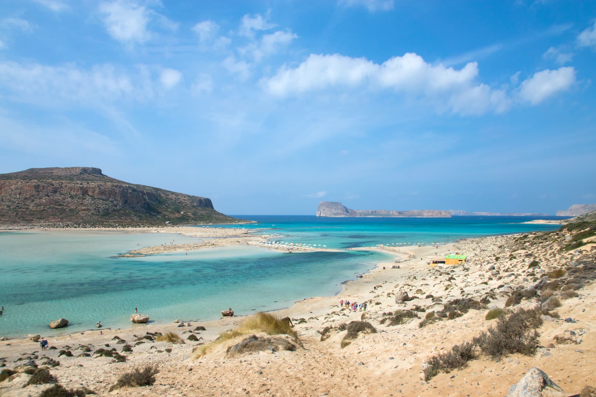 Balos Beach on Crete island