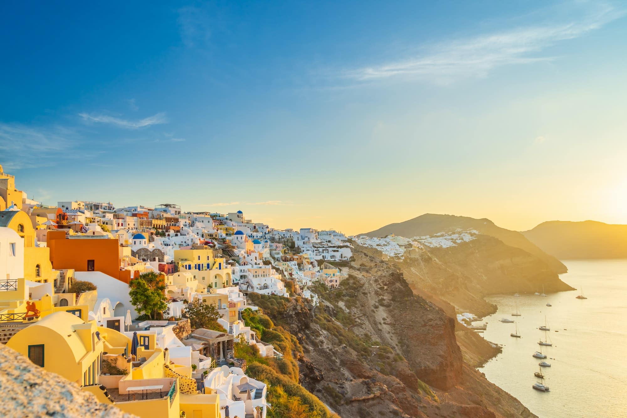 Sunrise in Oia Santorini