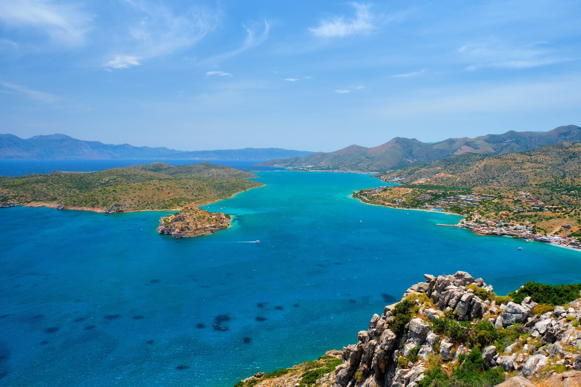 Island of Spinalonga, Crete, Greece