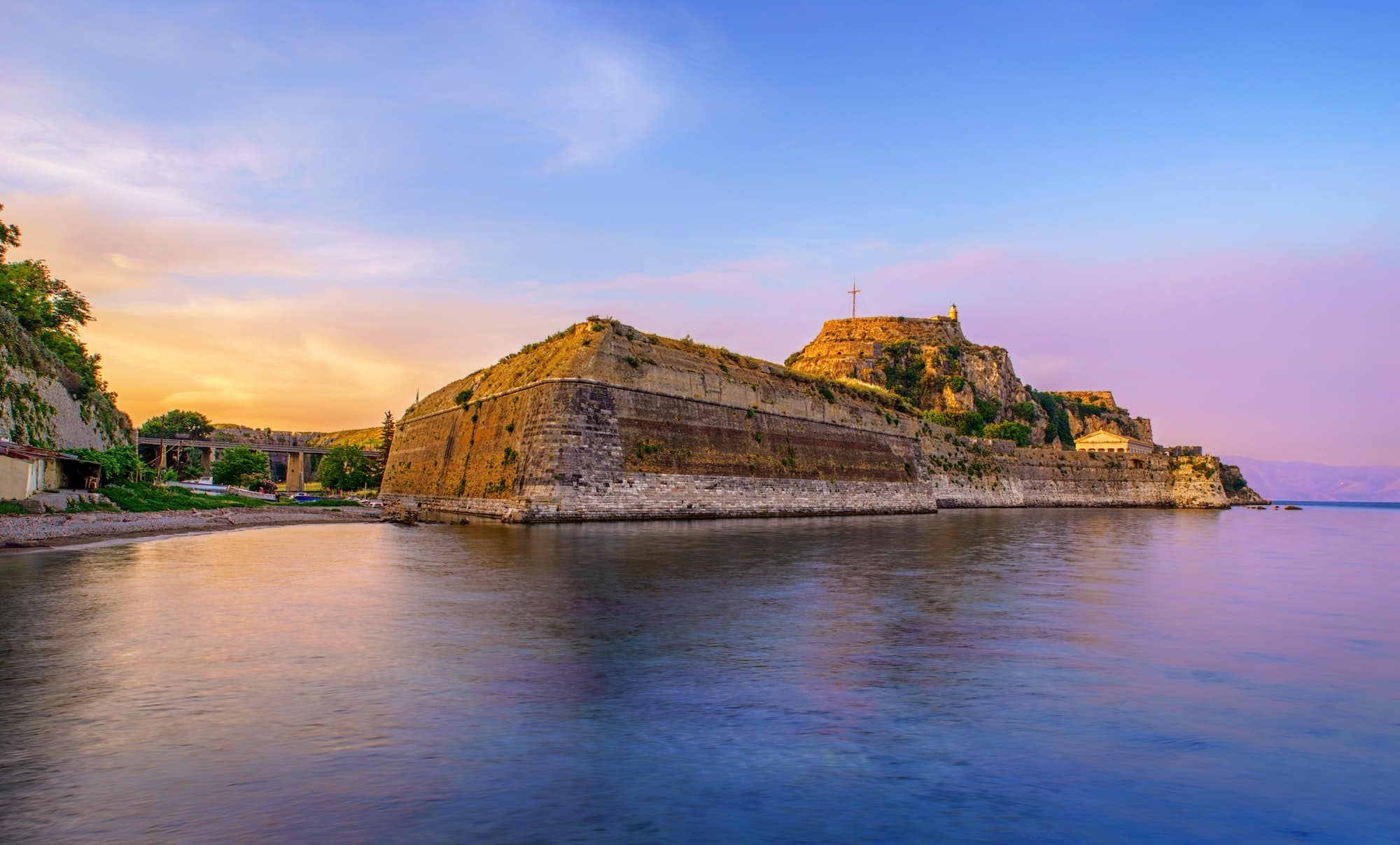 The old castle of Corfu island