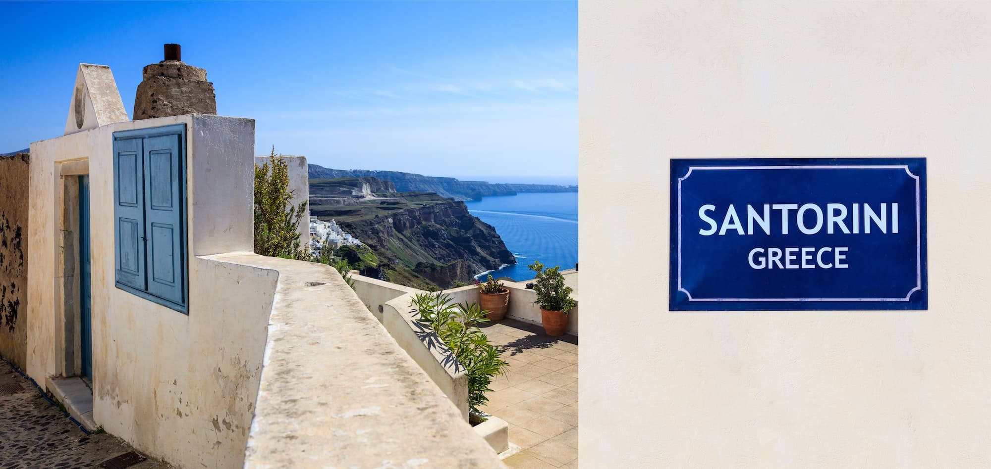 Santorini island, Greece - Caldera view